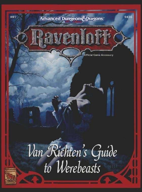 RR7 Van Richten's Guide to Werebeasts (2e)