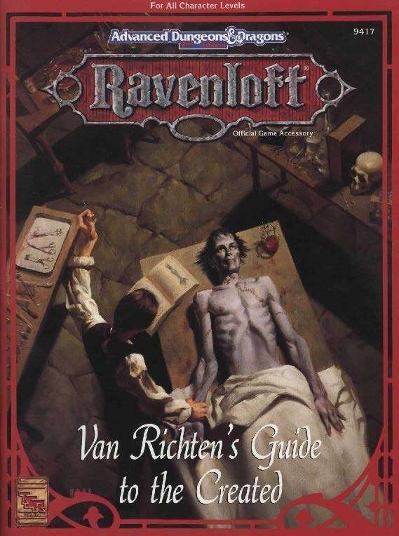 RR8 Van Richten's Guide to the Created (2e)