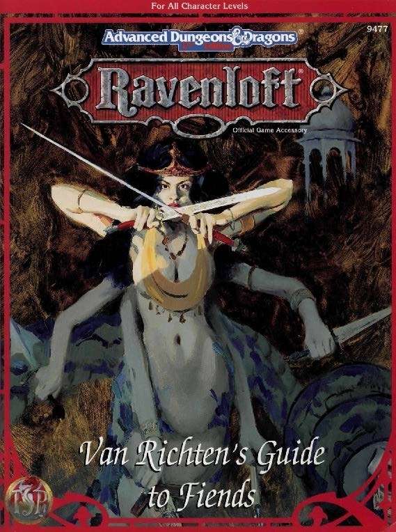 Van Richten's Guide to Fiends (2e) - Wizards of the Coast 