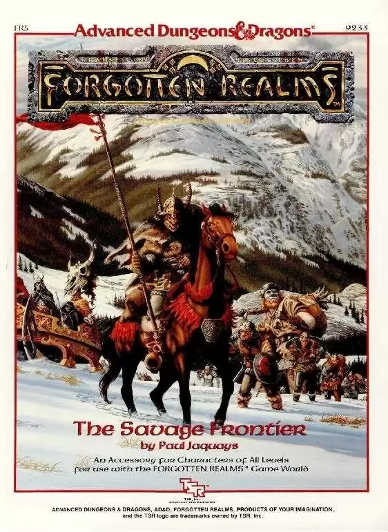 【人気商品】 FR5 The AD&D | Coast the of Wizards - (1e) Frontier Savage TRPG