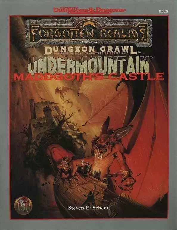 Forgotten Realms Advanced Dungeons & deals Dragons 2nd Edition UnderMountain Adventure