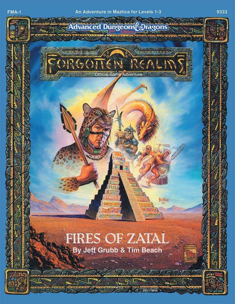 FMA1 Fires of Zatal (2e) - Wizards of the Coast | AD&D 2nd Ed