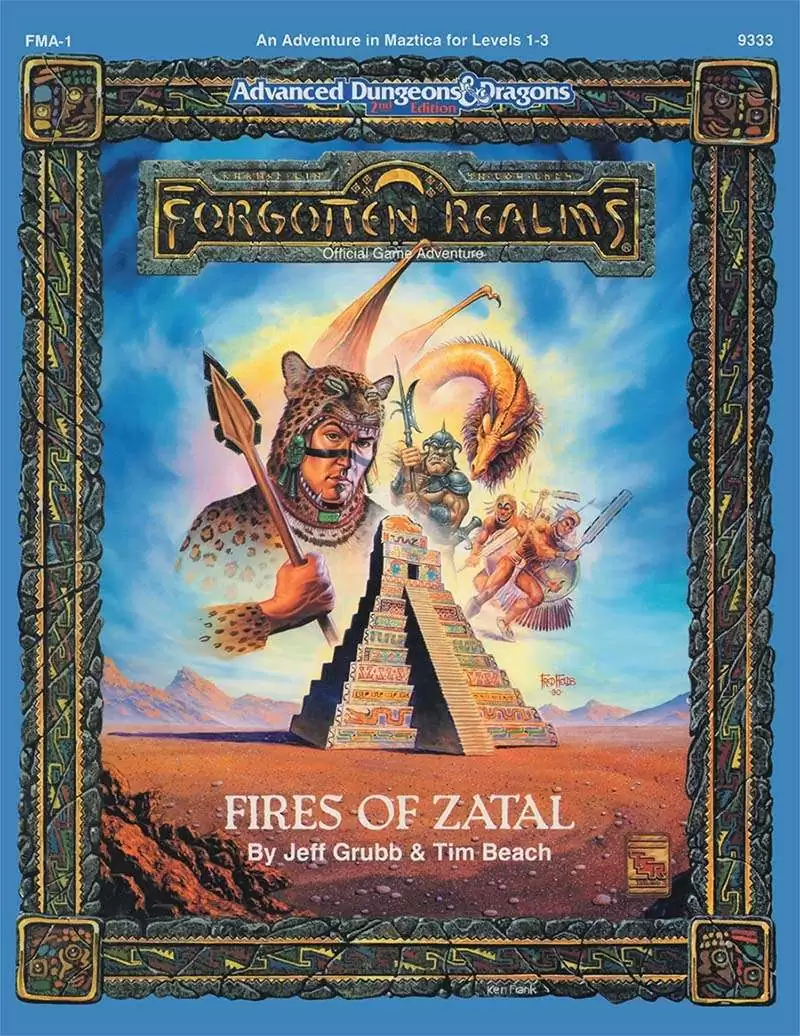 FMA1 Fires of Zatal (2e) - Wizards of the Coast | AD&D 2nd Ed