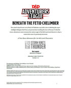 DDAL05-06 Beneath the Fetid Chelimber (5e)