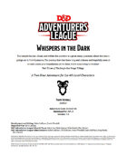 DDAL07-05 Whispers in the Dark (5e)