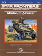 Star Frontiers: (SF4) Mission to Alcazzar