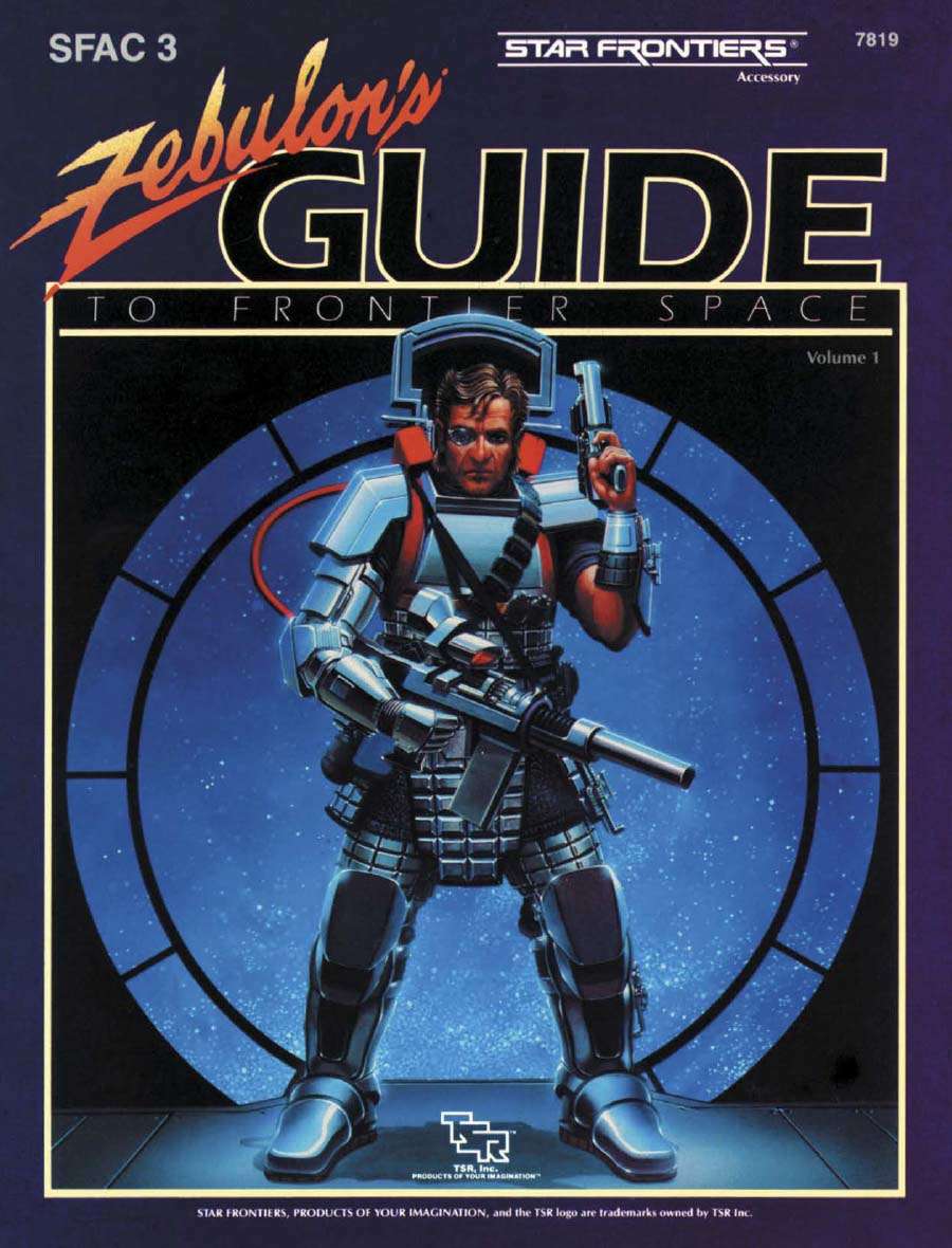 Star Frontiers: (SFAC3) Zebulon's Guide to Frontier Space