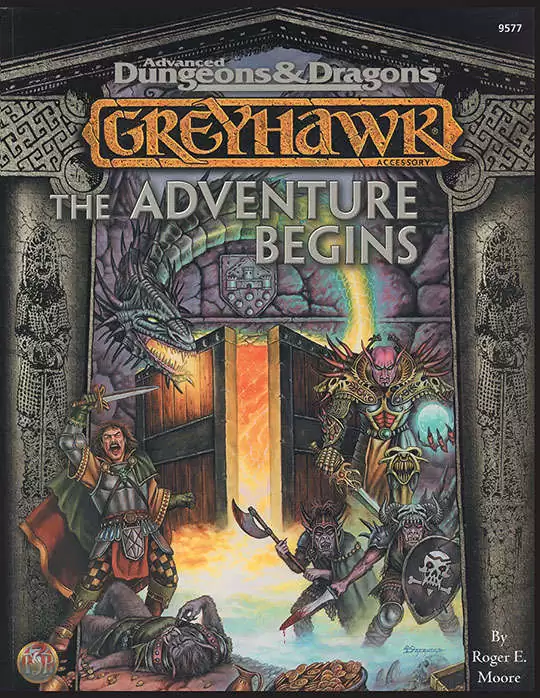 Advanced Dungeons & Dragons - Greyhawk : The Adventure Begins - Livre De Base AD&D - TSR