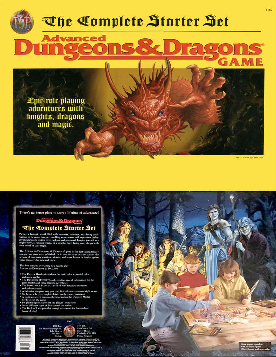 The Complete Starter Set: Advanced Dungeons & Dragons Game 2E - Wizards of  the Coast | DriveThruRPG