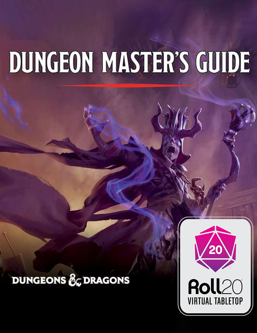 Dungeon Master's Guide 5E | Roll20 VTT - Wizards of the Coast | D&D 5th ...
