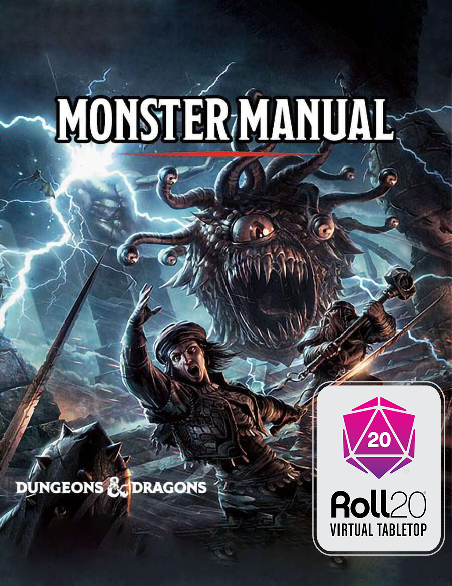 Monster manual 5e roll20 vtt wizards of the coast d d 5th edition