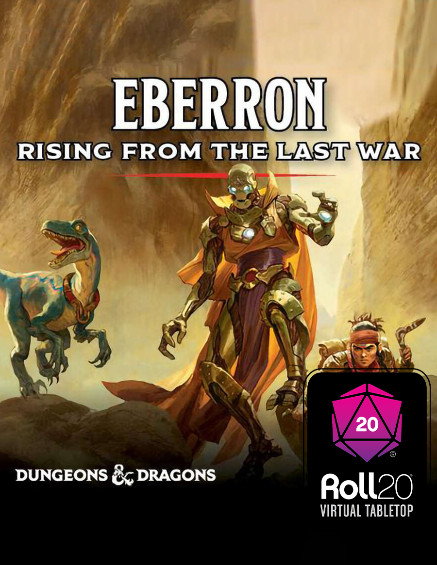 Eberron: Rising from the Last War | Roll20 VTT - Wizards of the Coast |  Eberron | D&D 5th Edition | DriveThruRPG