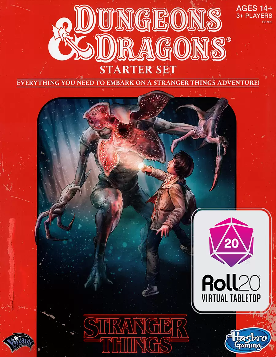 Stranger Things Dungeons and Dragons Starter kit and good D&D Essentials Kit