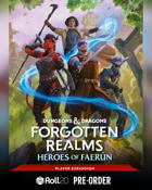 Forgotten Realms Heroes of Faerun | Roll20 Pre-Order