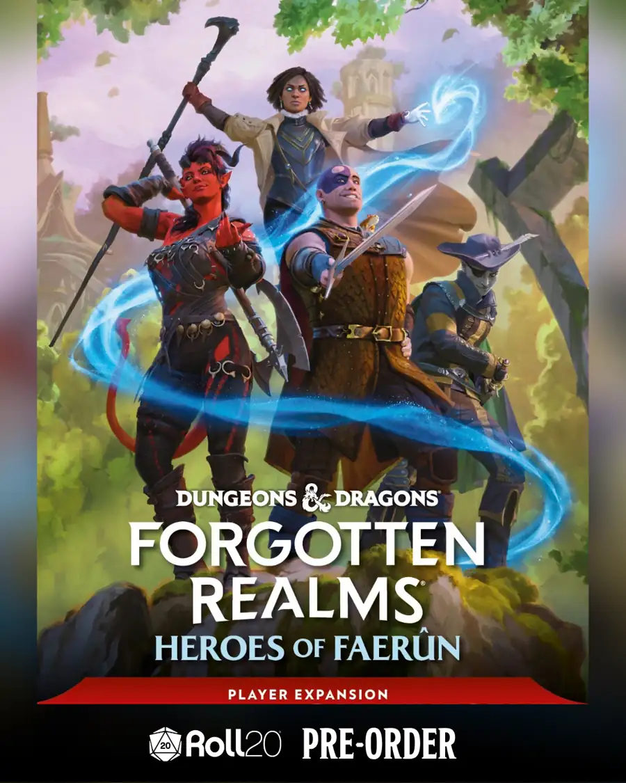 Forgotten Realms Heroes of Faerun | Roll20 - Wizards of the Coast