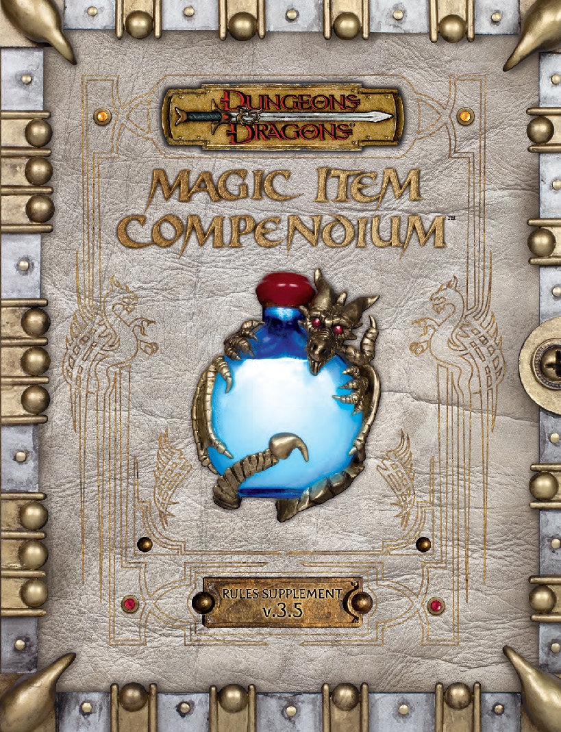 Magic item. Magic items. Compendium of Magic Spells. Magic Goodie.