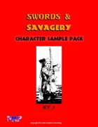 Swords and Savagery Character Sample Pack