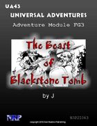 Universal Adventures Adventure Module FG3 The Beast of Blackstone Tomb