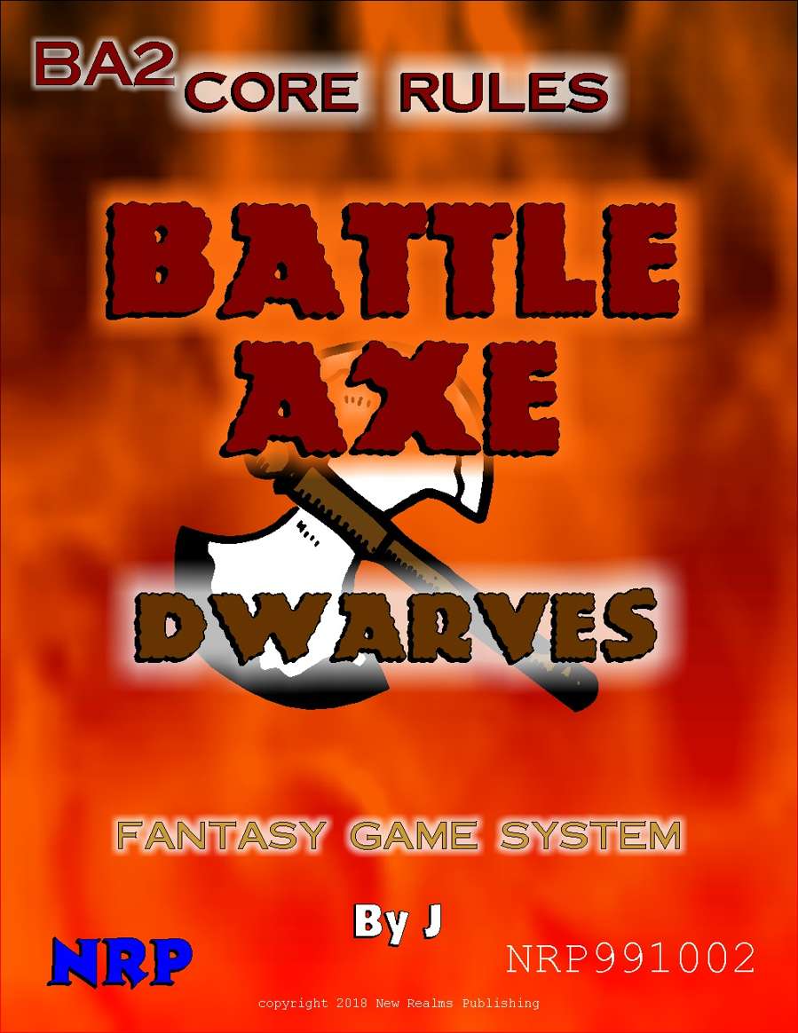 Battle Axe: Dwarves - New Realms Publishing | Battle Axe | DriveThruRPG