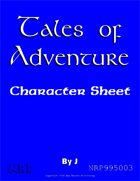 Tales of Adventure Character Sheet
