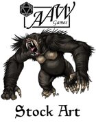 Stock Art: Dire Ape