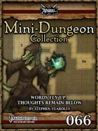 Mini-Dungeon #066: Words Fly Up, Thoughts Remain Below