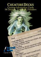 Creature Decks: Dragons, Undead & Outsiders (Ecologies/System Neutral)