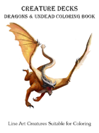 Dragons & Undead Coloring Book