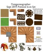 Dungeonographer September 2015 Monthly World Map Icons (Any Editor)