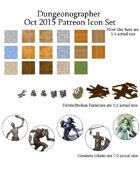 Dungeonographer October 2015 World Map Icons (Any Editor)
