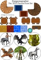 Dungeonographer December 2015 Monthly Map Icons (Any Editor)