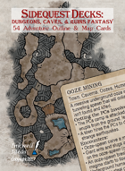 Sidequest Decks: Dungeons, Caves, & Ruins Fantasy