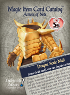 Magic Item Card Catalog: Armors of Note