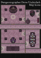 Dungeonographer Underdark Drow Map Icons (Any Editor)
