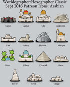 Hex/Worldographer Classic Style Arabian World Map Icons