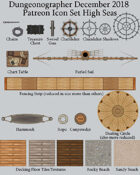 Dungeonographer High Seas Map Icons (Any Editor)