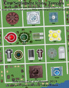 Cityographer Cleric Temples City Map Icons (Any Editor)