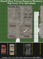 Dungeon/Battlemat Post-Apocalyptic Map Icons (Any Editor)