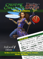 Creature Card Codex/Deck of Beasts: NPCs & Villains