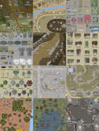 Worldographer 2021 Settlement Map PNG Icons