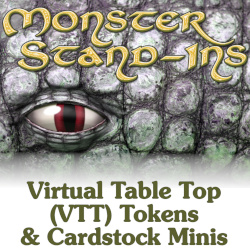 Monster Stand-ins Minis & VTT Tokens