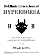 Bi-Ethnic Characters of Hyperborea
