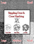 Stippling Dots and Cross-Hatching for Maps