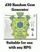 d30 Random Gem Generator