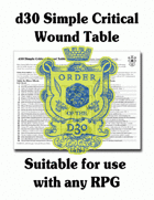 d30 Simple Critical Wound Table
