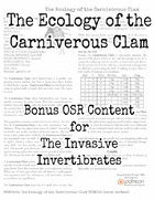 Ecology of the Carnivorous Clam