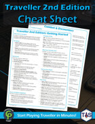 Traveller 2nd Edition Cheat Sheet