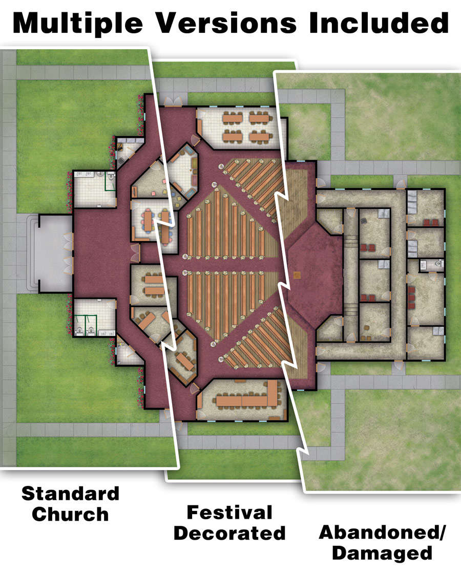 Church Map - paNik productions | DriveThruRPG