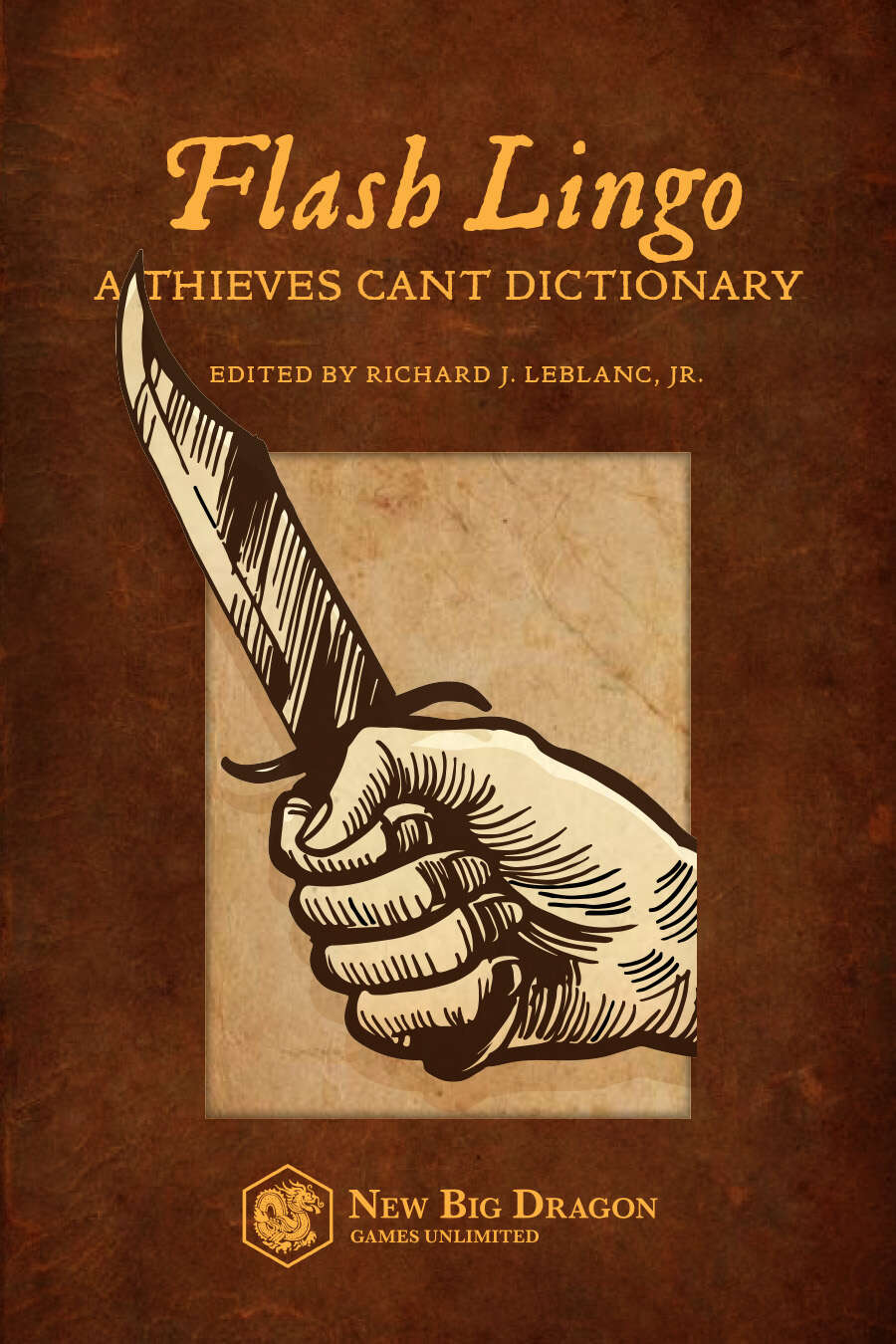 Flash Lingo: A Thieves Cant Dictionary - New Big Dragon Games Unlimited |  DriveThruRPG