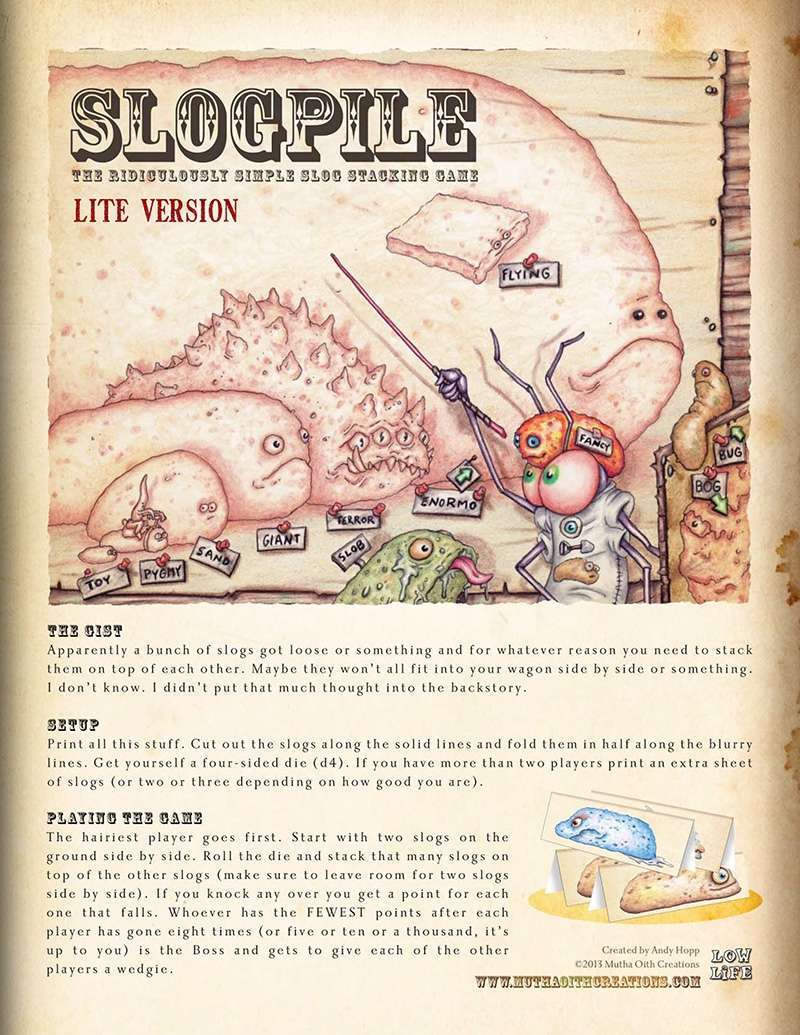 Slogpile - lite version - Mutha Oith Creations | DriveThruRPG